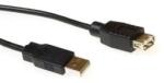 ACT USB 2.0 A (măsc) la USB A (fem) 5 m negru SB2250 (SB2250)