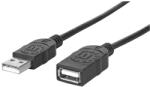 Manhattan Adaptor de cablu Manhattan - Cablu prelungitor activ USB 2.0, 1 m 308519 (308519)