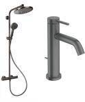 Hansgrohe Crometta set de baie perete cu termostat cu duș de ploaie || 88002387 (88002387)