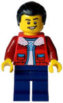 LEGO® Minifigurák Férfi piros kabátban hol354 (hol354)