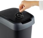 Rotho Twist Silver - hulladékgyűjtő - 50l