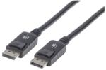 Manhattan Cablu Manhattan - DisplayPort la DisplayPort (DisplayPort 1.2, 4K la 60 Hz, 10 m, negru) 354134 (354134)