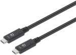 Manhattan Cablu Manhattan - USB-A tată la USB-C tată, 1 m, 100 W/5 A, 4K 60 Hz, negru 355223 (355223)