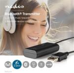 Nedis Transmițător Bluetooth Nedis BTTR100BK, intrări audio/video/date: 1x AUX / 1x USB | AptX / SBC, memorie pentru 2 dispozitive (BTTR100BK)