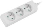 Lanberg Distribuitor LANBERG alb, 3 m, 3X 230 V (PS0-03E-0300-W) (PS0-03E-0300-W)
