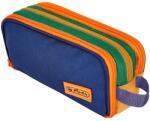 Herlitz Несесер с дръжка Herlitz - Neon Uni Colorful, 3 fermoare (400206618) Penar