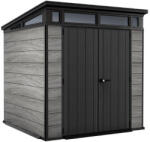  Kerti ház Keter PENT Signature 7x7 Storm Grey, padlóval