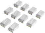 Hama Network Plug, CAT 6a, 10 Gbit/s, Shielded, 10 Pcs (HAMA-200772)