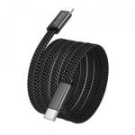 BOROFONE Cablu Date si Incarcare USB-C - USB-C Borofone BX124 Peace, 30W, 1m, Negru - evomag