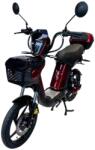 W-Tec Elektromos robogó W-TEC E-Greta II 12Ah 18", LED-es világítás, távirányító beépített riasztóval, áttekinthető digitális kijelző, 50 km hatótávolság piros (30681-1)