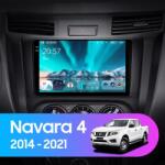 Autó navigáció Teyes CC4 Nissan Navara 4 D23 2014-2021 6+128GB 9.5" QLED Octa-core 2.7Ghz, Android 4G Bluetooth 5.1 DSP - B változat