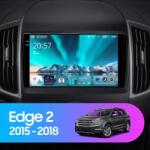  Autós navigáció Teyes CC4 Ford Edge 2 2015-2018 6+128GB 9.5" QLED Octa-core 2.7Ghz, Android 4G Bluetooth 5.1 DSP - A változat