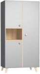 Faktum Colette - Dulap cu 2 compartimente - Gri Gri (14F084) Comoda