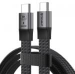 Techsuit Cablu Date si Incarcare USB-C - USB-C Techsuit ElysiumSync Pro CX1, 240W, 1m, Gri - evomag