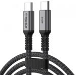 Techsuit Cablu Date si Incarcare USB-C - USB-C Techsuit TitanSync Pro CX2, 240W, 1m, Gri
