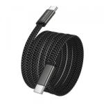BOROFONE Cablu Date si Incarcare USB-C - USB-C Borofone BX124 Peace, 60W, 1m, Negru - evomag