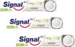 Signal Nature Elements kókusz ízű fogkrém 3x75 ml + AJÁNDÉK Super Mario uzsonnás doboz
