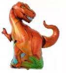 GoDan T-Rex Dinoszaurusz fólia lufi, narancssárga - 66 x 59 cm (FG-BPF1) - pepita