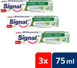 Signal fogkrém, family herbal fresh (3x75 ml) + AJÁNDÉK Super Mario uzsonnás doboz