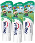 Signal Junior fogkrém, Mentás (3x75 ml) + AJÁNDÉK Super Mario uzsonnás doboz