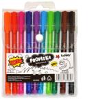 Wiky Set de 10 pixuri cu bilă colorate Wiky