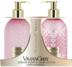 VIVIAN GRAY Set folyékony szappan és kézápoló Vivian Gray Gemstone fehér pézsma és ananász 2 (NCVVG3538)