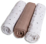 BabyMatex Bambusz pelenka 70x70cm 3 db, Csillagok