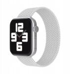 Apple Watch Szíj Zsinór Mintás 7 8 9 10 Se Ultra 45 46 49MM Pearl White (MATERIAŁOWY PASEK APPLE WATCH WARKOCZ)