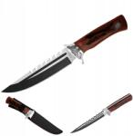 BSH Adventure Bsh Wood Saw Finka Turista Vadászkés Full Tang Survival tokkal (170)