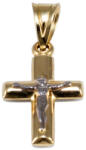 Ékszershop Bicolor arany feszület medál (1350144)