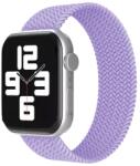 Apple Watch Csíkos Zsinór Minta 7 8 9 10 Se Ultra 45 46 49MM Bright Purple (MATERIAŁOWY PASEK APPLE WATCH WARKOCZ)