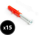 Handy Tipli + csavar - 8 x 40 mm - 15 db / csomag (04822B)