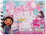 Canal Toys Casa de păpuși a Gabi: Set de colorat cu aerograf, markere cu pulverizator și șabloane (GD23364)