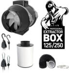Trafika KIT Extractor 125 mm / 250 m3/h, komplett szellőztető szett