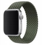 Apple Watch szíj 3 4 5 6 7 8 9 10 Se 38mm 40mm 41mm 42mm Sötét olíva zöld (MATERIAŁOWY PASEK APPLE WATCH WARKOCZ)