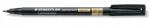 STAEDTLER Foliopis permanentny F fekete Lumocolor Staedtler Special