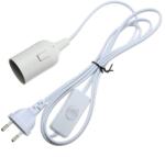 LEDMEGROW Kábel E27 foglalattal és kapcsolóval 1, 8m