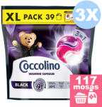 Coccolino Black mosókapszula fekete ruhákhoz 3x39 db XL [117 mosás]