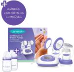 Lansinoh 2 az 1-ben elektromos dupla mellszívó 2 db 160 ml cumisüveg (53065-1)