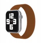 Apple Watch Csíkos Zsinór Mintás 7 8 9 10 Se Ultra 45 46 49MM Kávés Coffe (MATERIAŁOWY PASEK APPLE WATCH WARKOCZ)