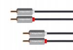 Krüger&Matz KM1210 Audiokábel 2 x Rca 2 x Rca, 10 m, Basic (KM1210)