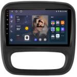 TopNAVI Opel Vivaro B 2014- 2020 9" Android multimédia autórádió érintőkijelzős fejegység - 4GB+ 64GB Carplay WIFI (Trafic159)