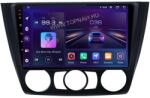 TopNAVI BMW E81 E82 E87 E88 2004-2011 9" Android multimédia autórádió érintőkijelzős fejegység - Digitális klíma panel B jelölés / 4GB+ 64GB Carplay WIFI (E81)