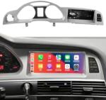 TopNAVI Audi A6 C6 4F 2005-2011 10.25" Android multimédia autórádió érintőkijelzős fejegység - MMI 2G 2005-2009 / MMI 4GB+ 64GB Carplay WIFI 4G (51129857573204)