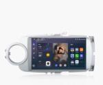 TopNAVI Toyota Yaris 2010- 2017 9" Android multimédia autórádió érintőkijelzős fejegység - 4GB+ 64GB Carplay WIFI (Yaris127-BK)
