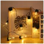 Masterled Ghirlanda solara LED cu 10 becuri, 25 lm, IP44, lungime 335 cm, carcasa PVC (LVT0736)