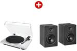 Audio-Technica LP70 X BT White Silver + Samson MediaOne MX5BT