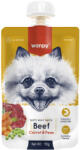 Wanpy WANPY Tasty Meat Paste, XS-M, Vită, punguță recompense câini, (piure), 90g
