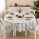 Pucioasa Fata de masa teflonata, rotunda, diametru 160cm, Crengute gri Fata de masa
