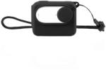 PULUZ Carcasa de securitate din silicon pentru Puluz Insta360 GO 3 cu capac pentru obiectiv